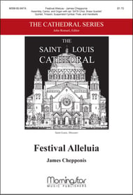 Festival Alleluia SATB choral sheet music cover Thumbnail